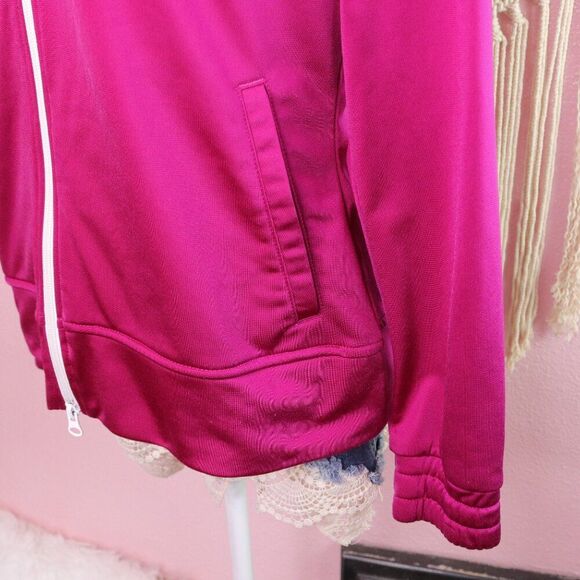 Adidas | Athletic Zip Up Sweater Medium - Picture 4 of 7